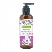 Bath Wash with Natural Oils-Lavender & Goat Milk 200ml - Гел за туширање