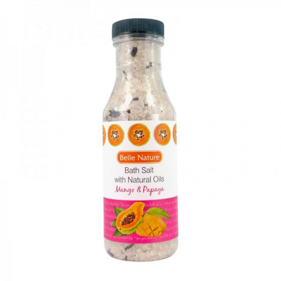 Bath Salt with Natural Oils-Mango & Papaya 380gr -  Сол за капење 